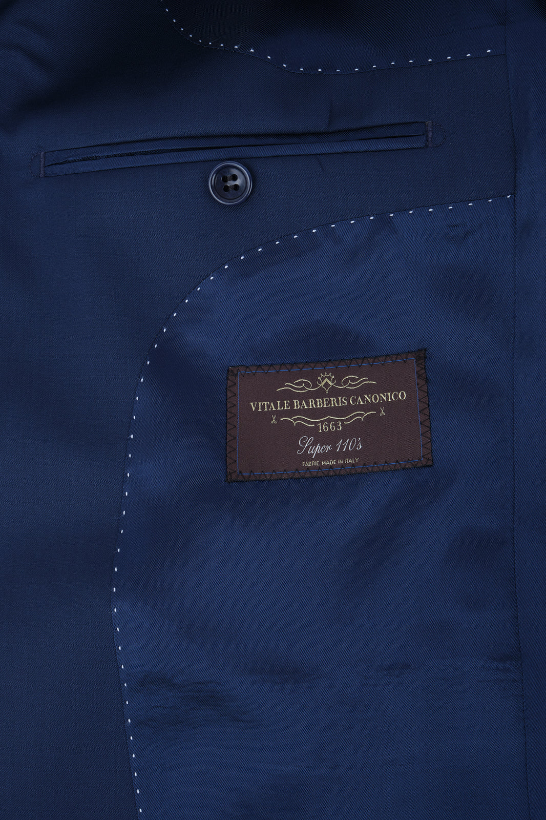 Costume revers fin - Bleu