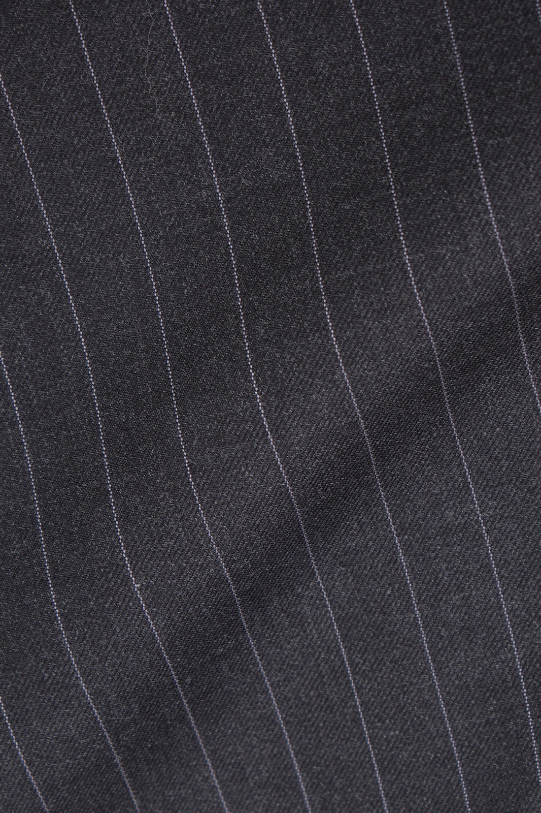 Costume revers large à rayures - Gris anthracite