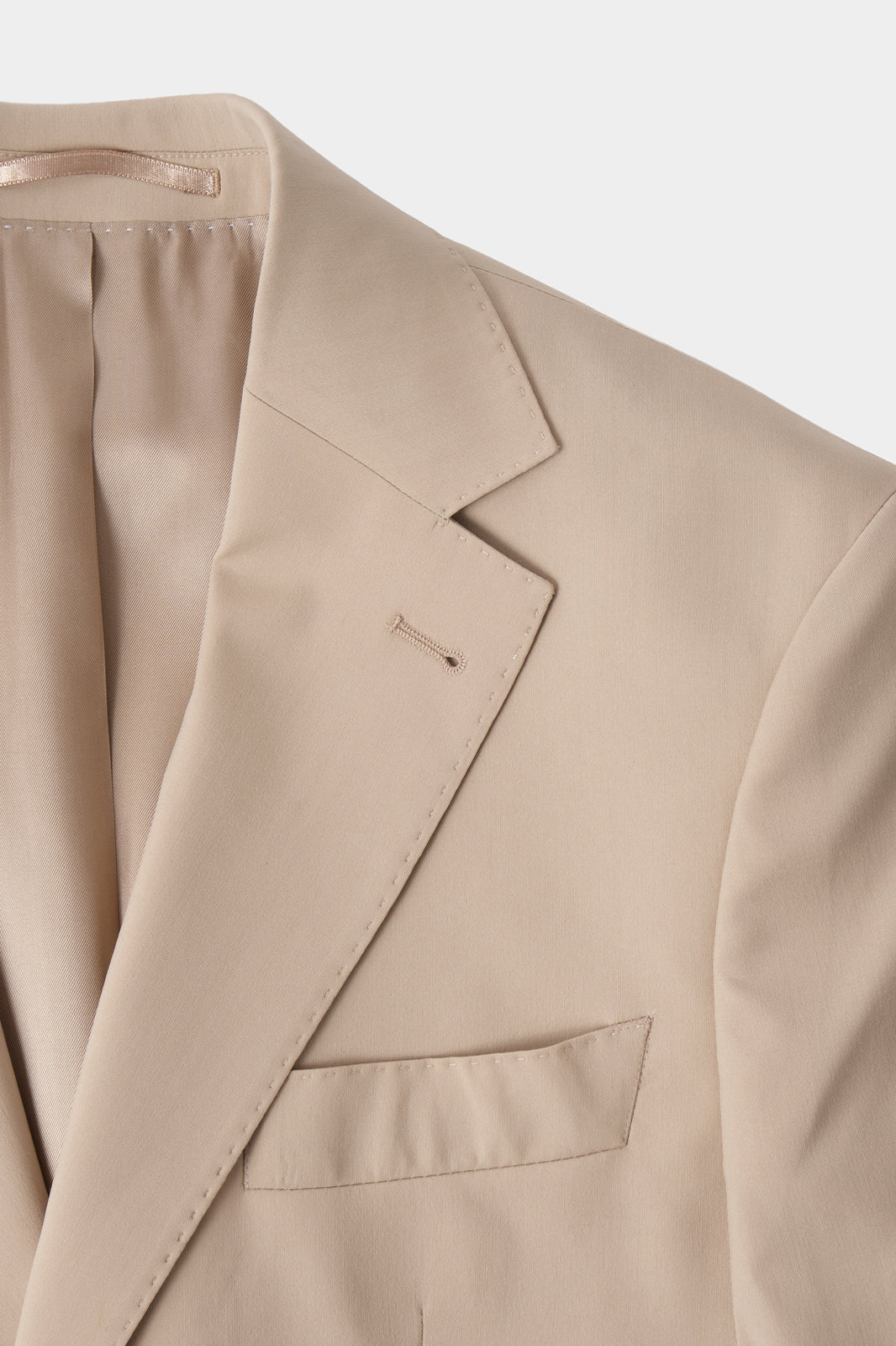 Costume revers large - Beige