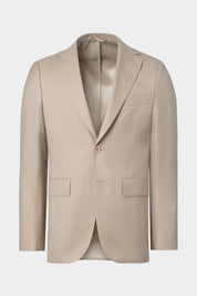 Costume en laine et soie - Beige