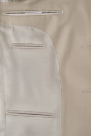 Costume en laine et soie - Beige