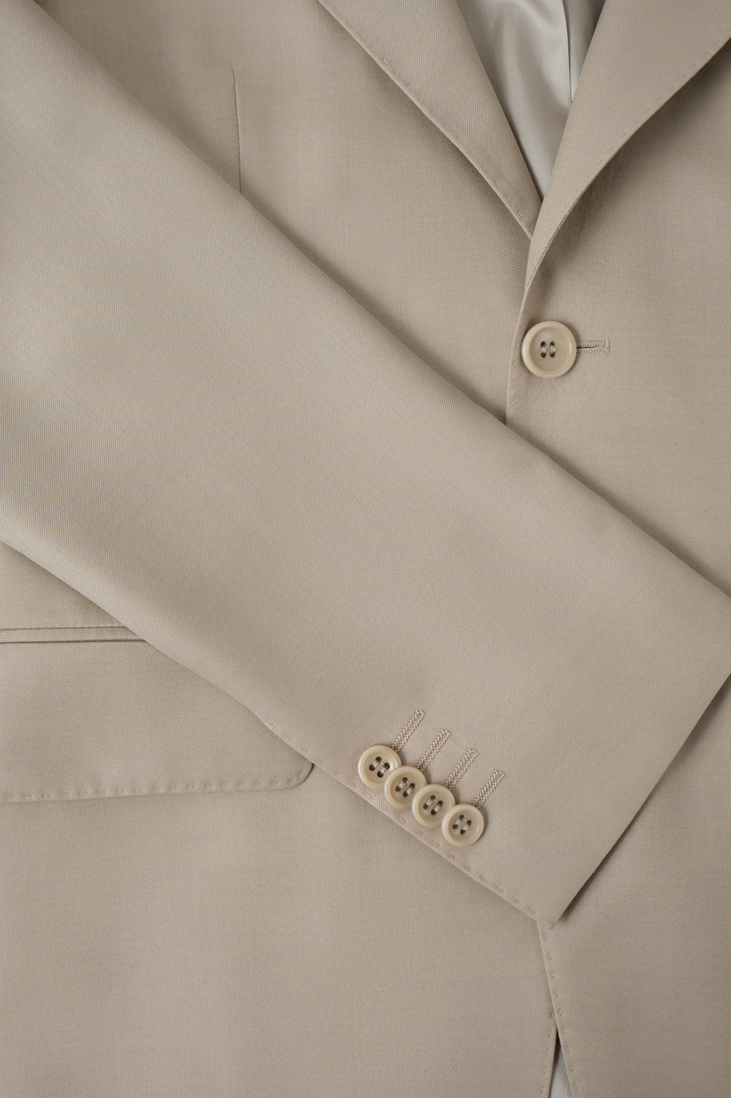 Costume en laine et soie - Beige