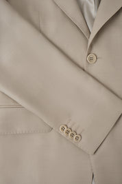 Costume en laine et soie - Beige
