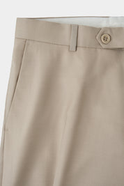 Costume en laine et soie - Beige