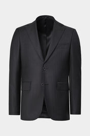 Faded Stripe Suit - Grey