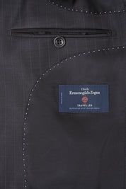 Faded Stripe Suit - Grey
