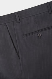 Faded Stripe Suit - Grey