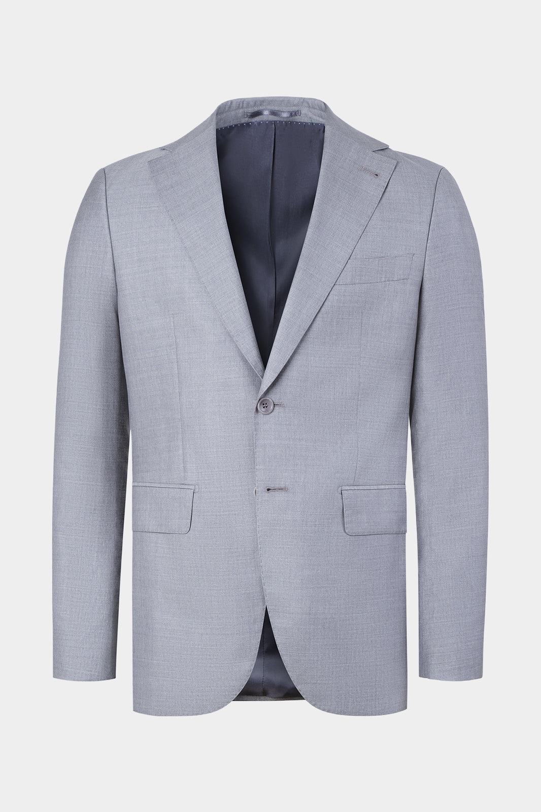 Costume revers large - Gris clair