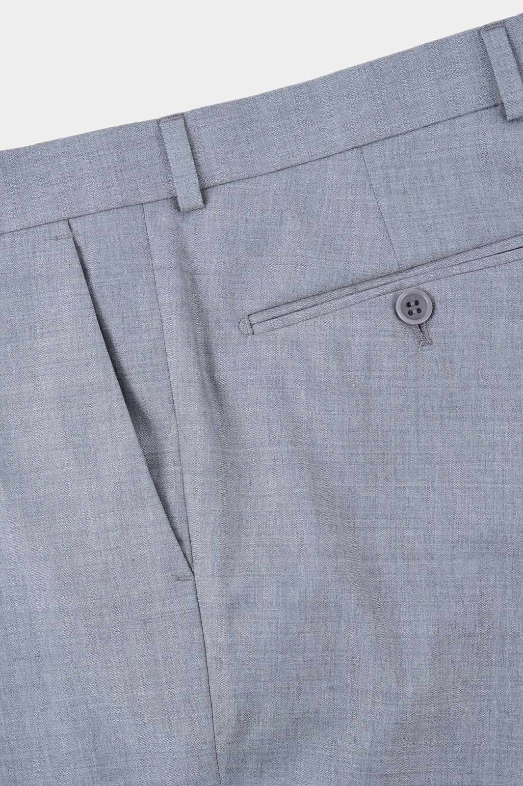 Costume revers large - Gris clair