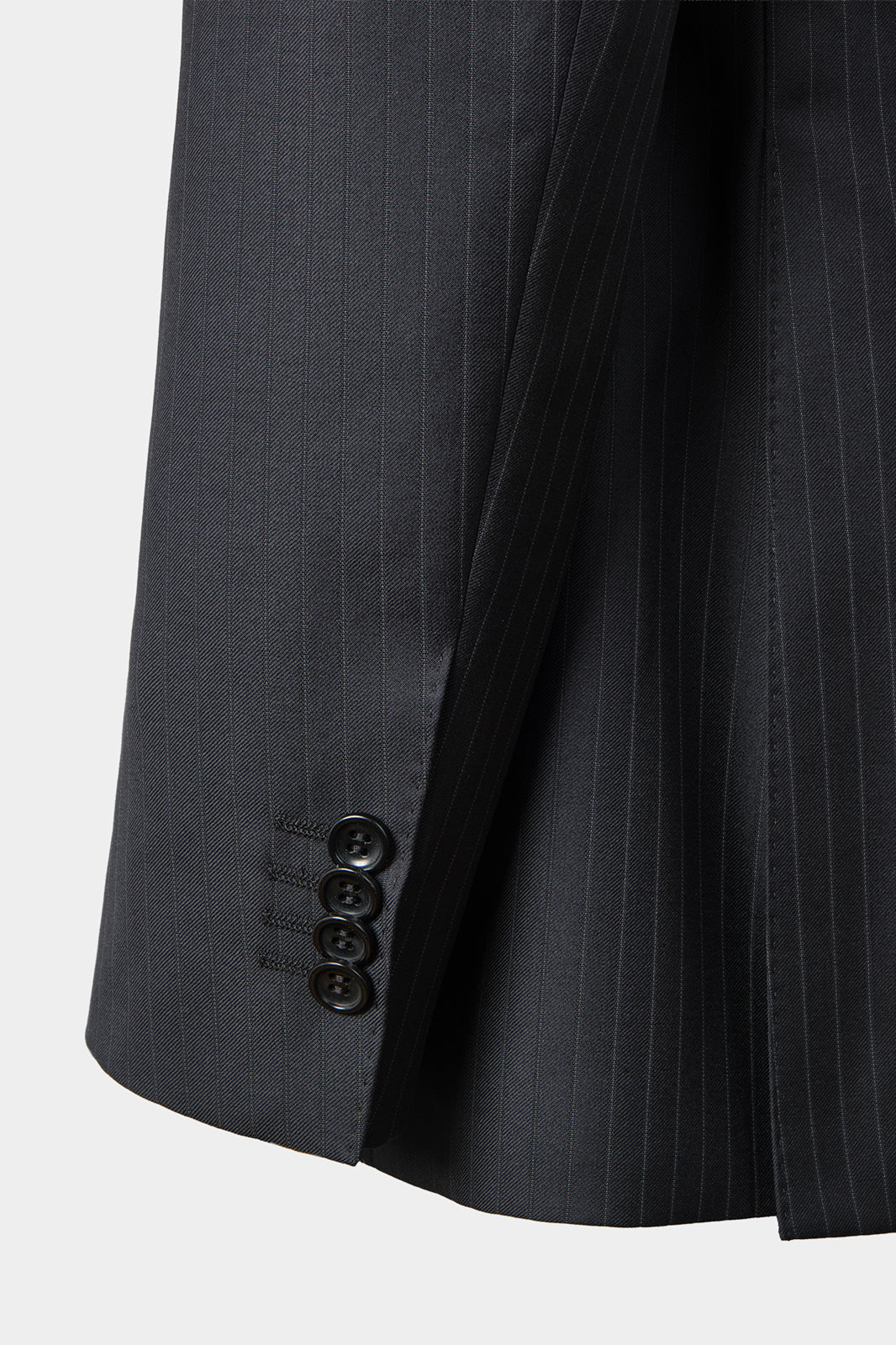 Costume en laine à rayures - Gris anthracite