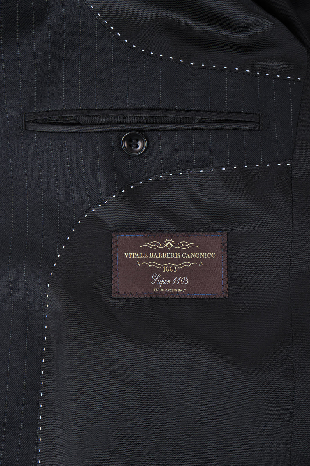 Costume en laine à rayures - Gris anthracite