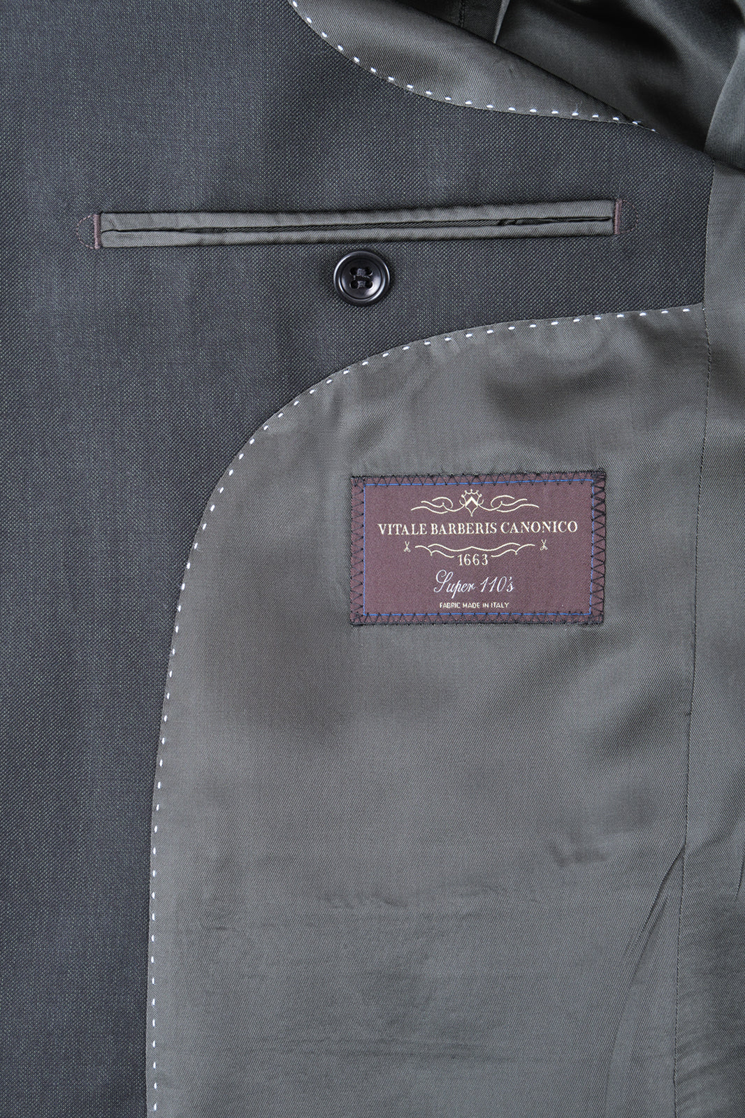 Costume revers large - Gris anthracite