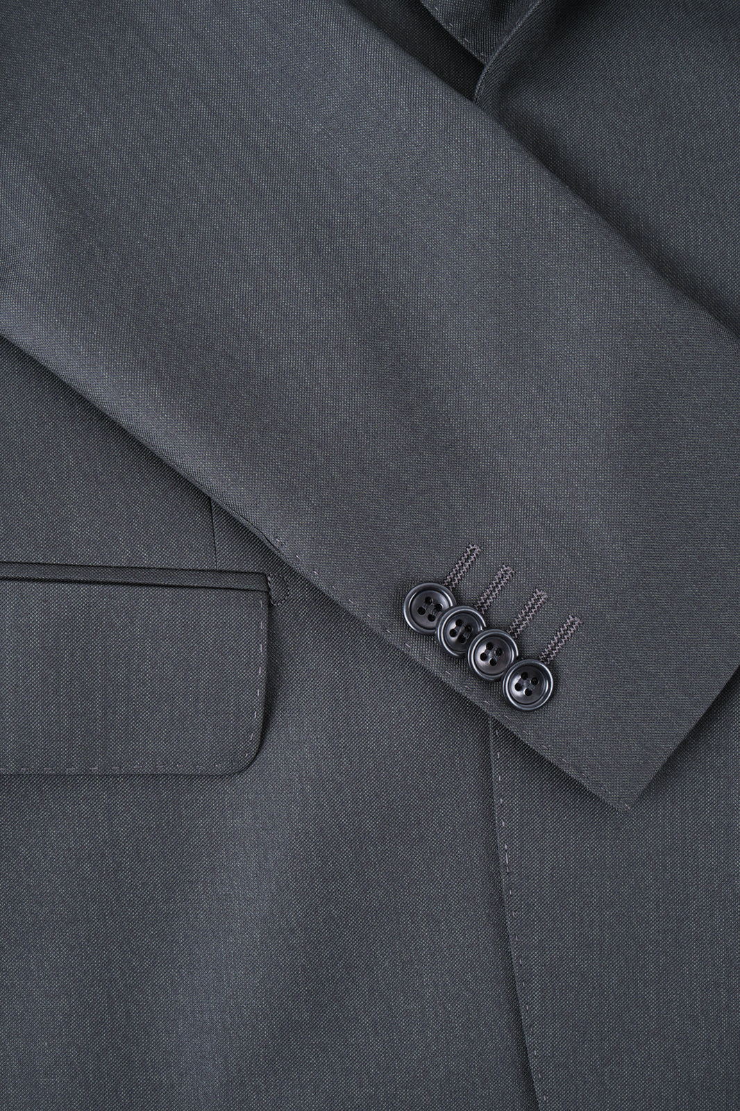 Costume revers large - Gris anthracite