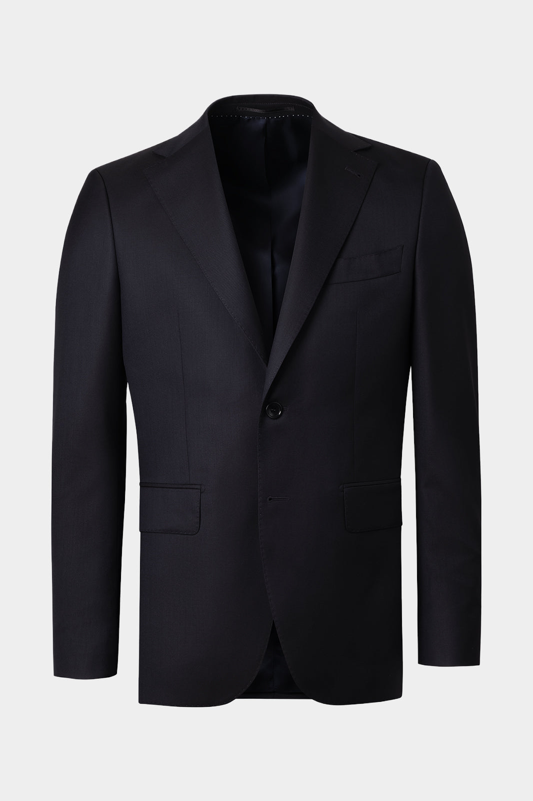 Costume en laine revers large - Marine