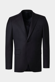 Costume en laine revers large - Marine