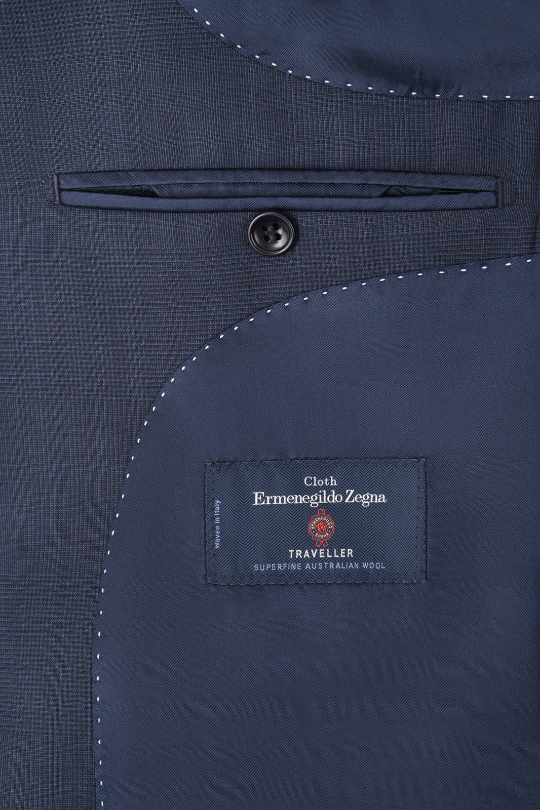 Wool and mohair suit - Navy Prince of Wales check - Swiss price 529TTC or 491.18HT - to be checked by Dorit