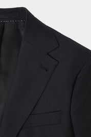 Costume à rayures fondues - Noir