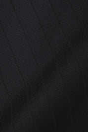 Costume à rayures fondues - Noir