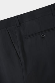 Costume à rayures fondues - Noir