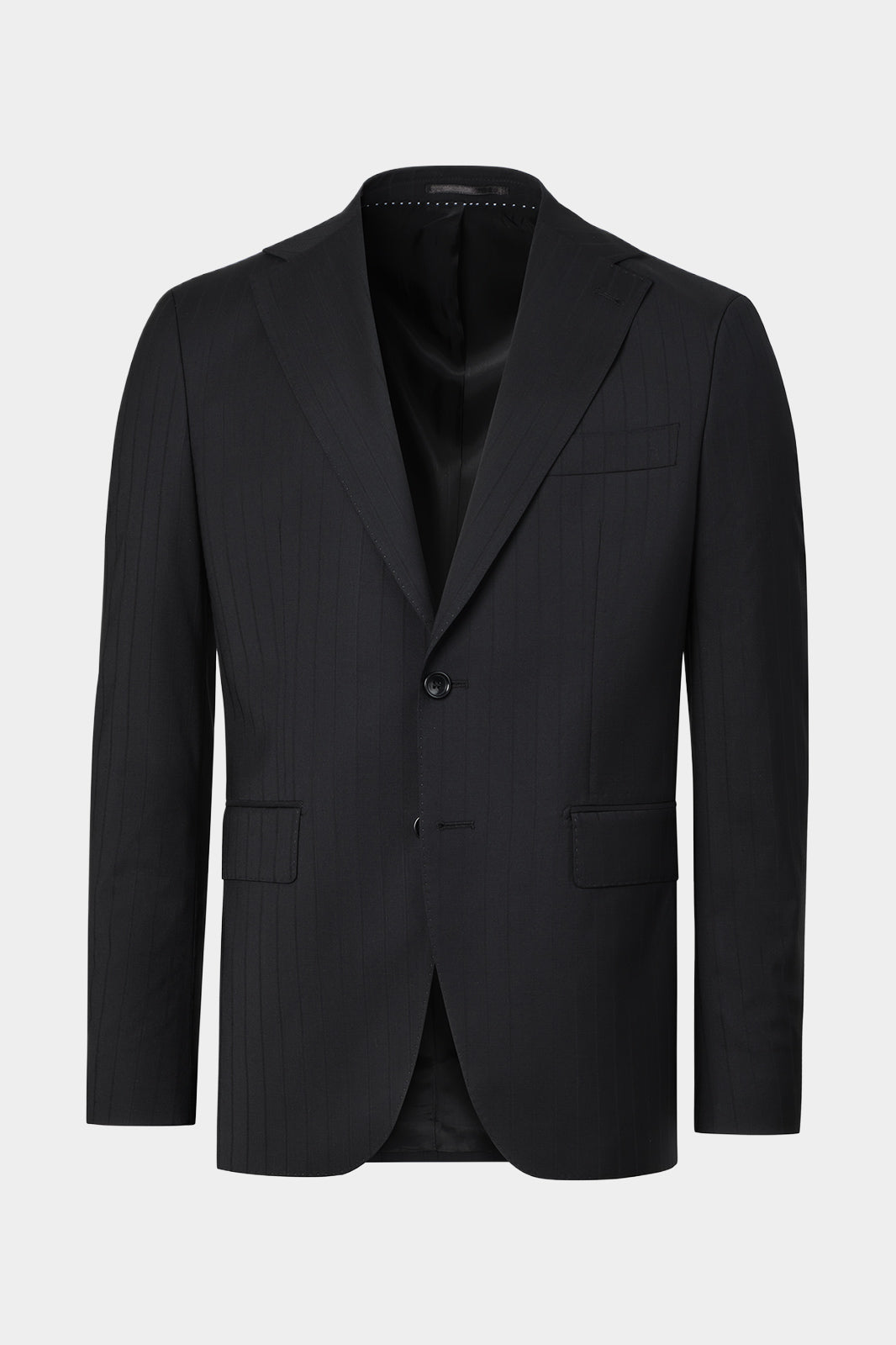 Costume à rayures fondues - Noir