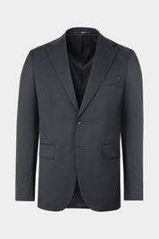 Costume en laine revers large - Noir