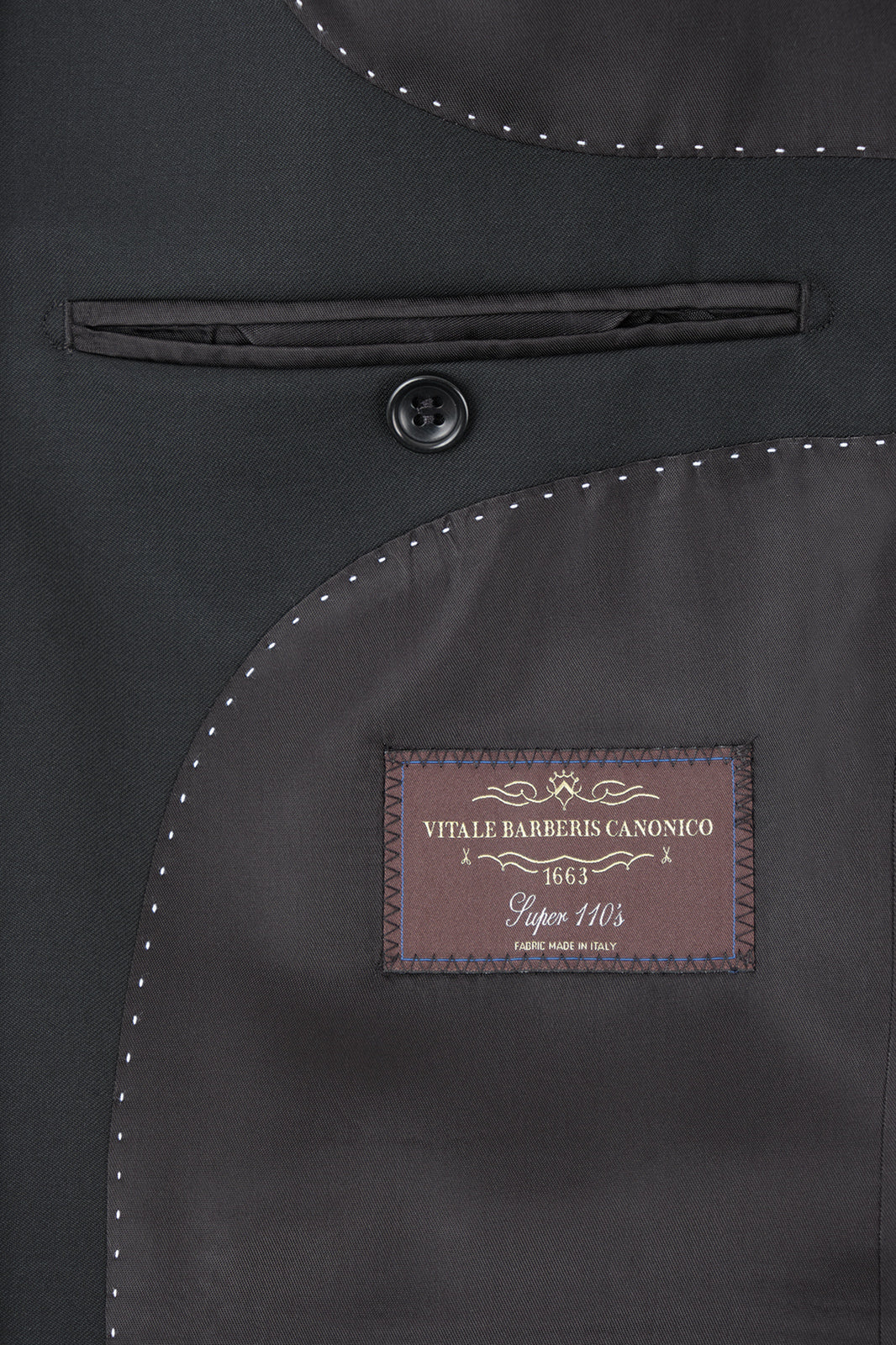 Costume en laine revers large - Noir