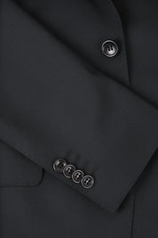 Costume en laine revers large - Noir