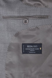 Costume 3 pièces en laine stretch - Gris moyen