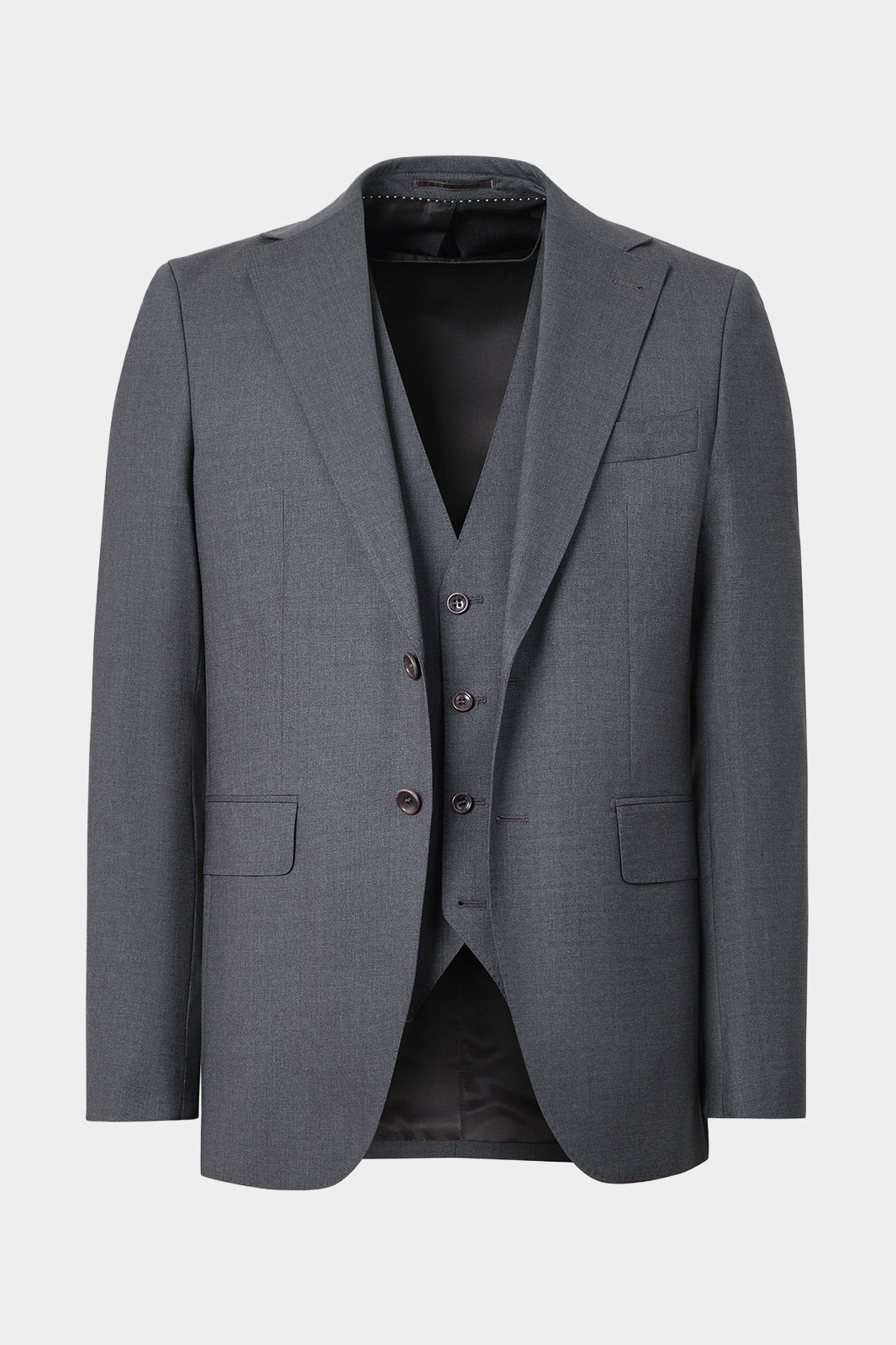 3-piece stretch wool suit - Grey - Swiss price 450 - add stock