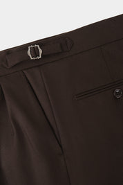 Flannel Suit - Brown