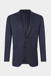 Slim Lapel Non-Fitted Suit - Dark Navy 