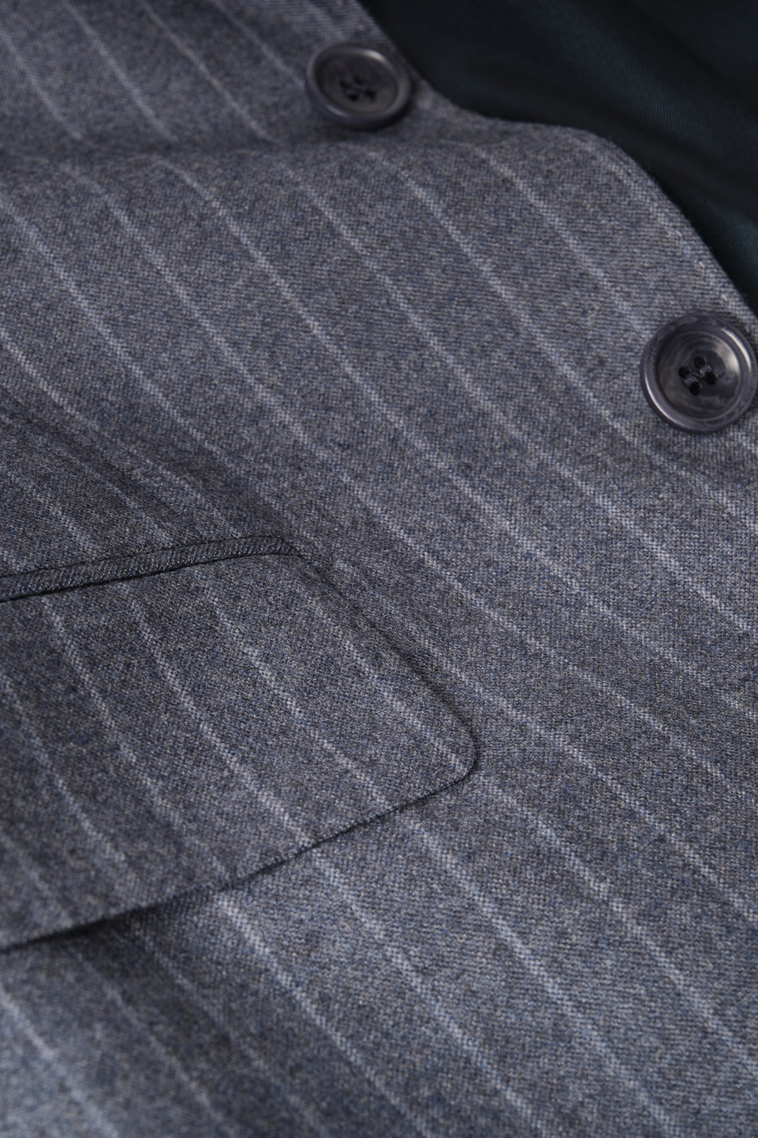 Costume en laine - Gris claire à rayure