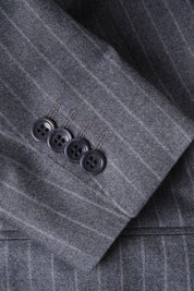 Costume en laine - Gris claire à rayure
