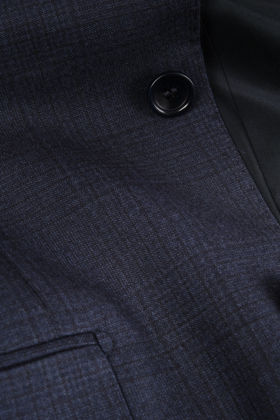 Wool suit - Greyish blue - Prince of Wales