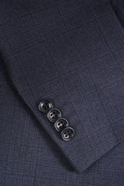 Wool suit - Greyish blue - Prince of Wales