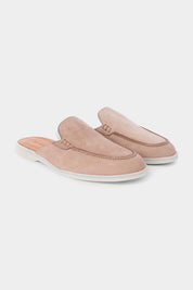 Nubuck mules - Beige