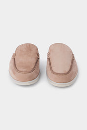 Nubuck mules - Beige