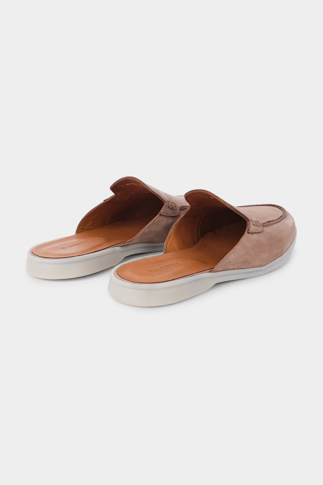 Nubuck mules - Beige