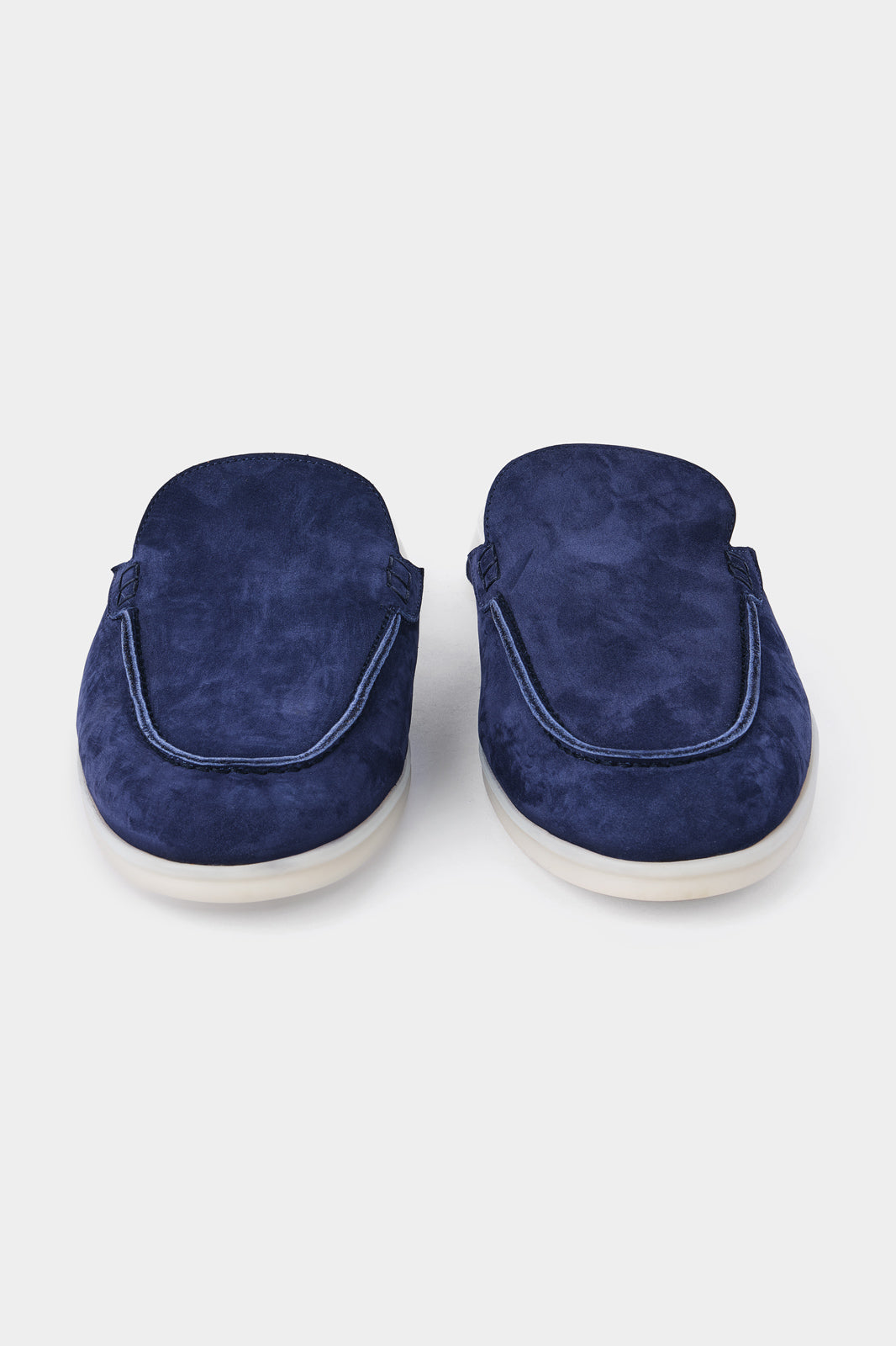 Nubuck mules - Navy