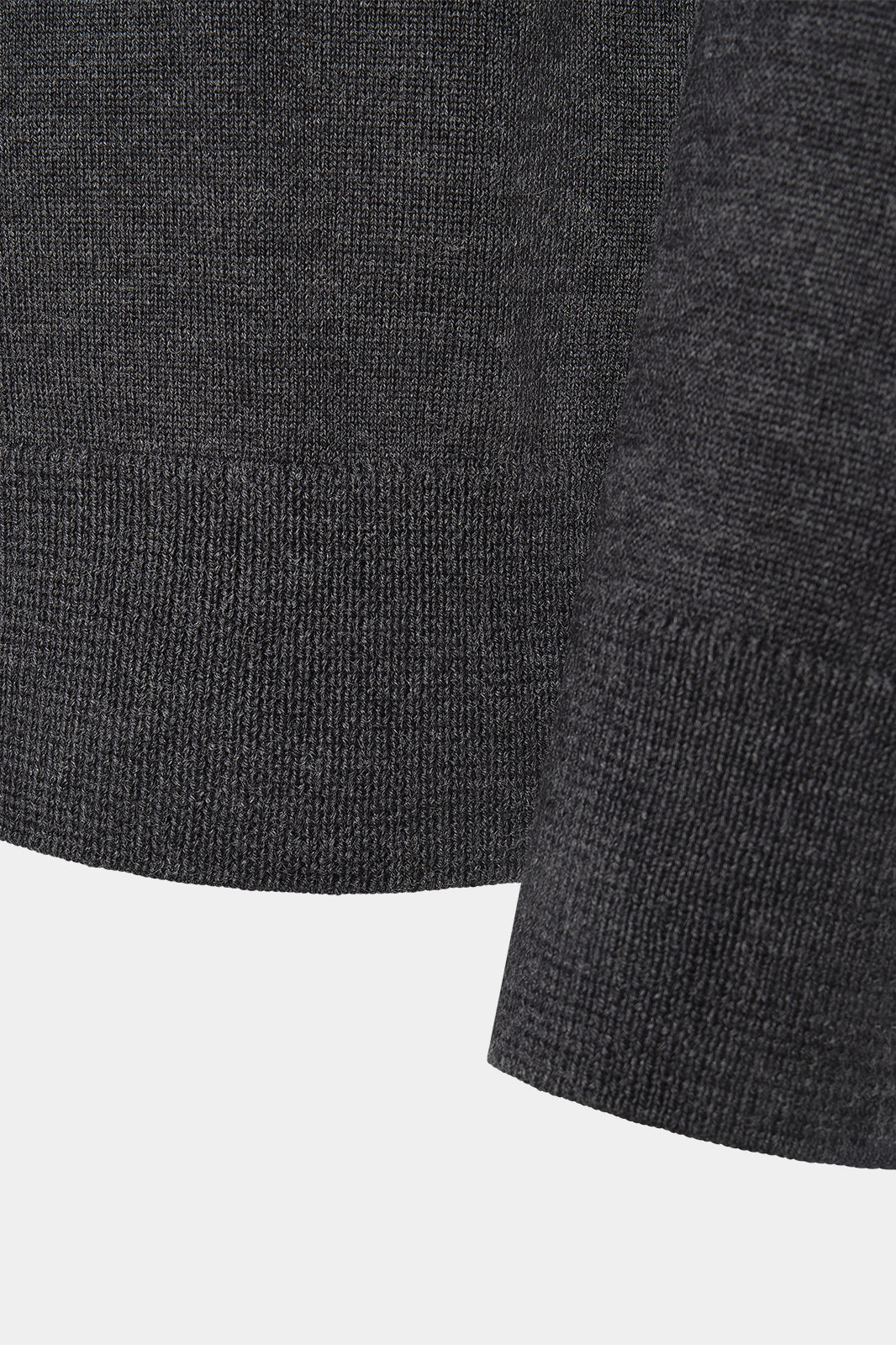 Pull col polo - Gris Anthracite