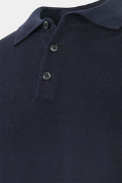 Pull col polo - Marine