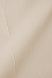 Cotton 1-ply drawstring pants - Beige - check by Dorit