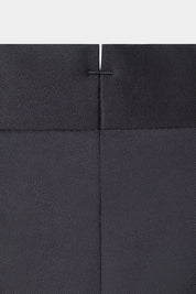 Stretch wool cargo pants - Navy