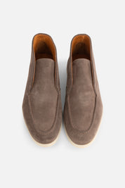 Suede calfskin loafers - Beige