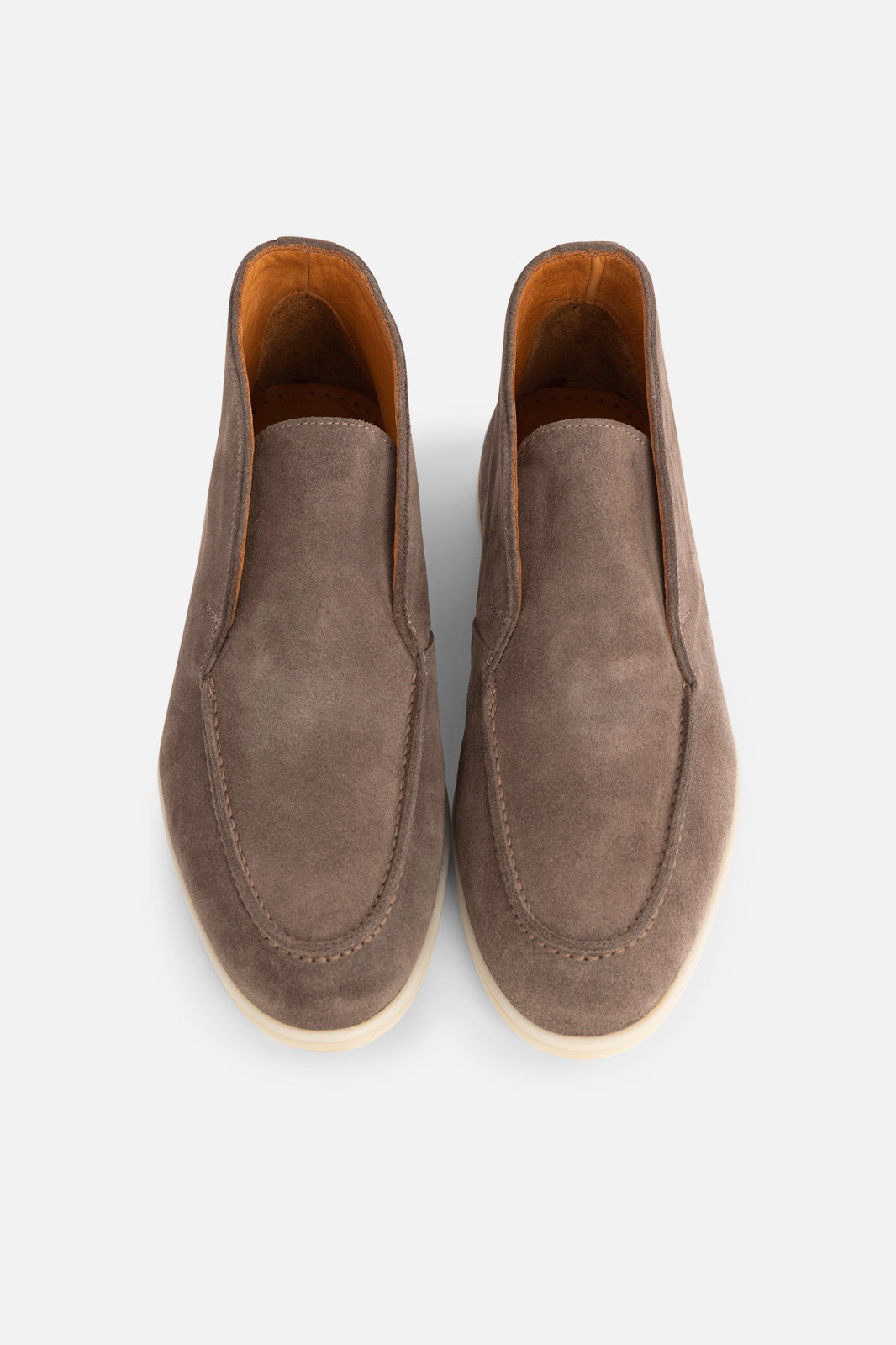 Suede calfskin loafers Beige Danyberd