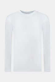 T-shirt Vayal col rond en ice coton - Blanc