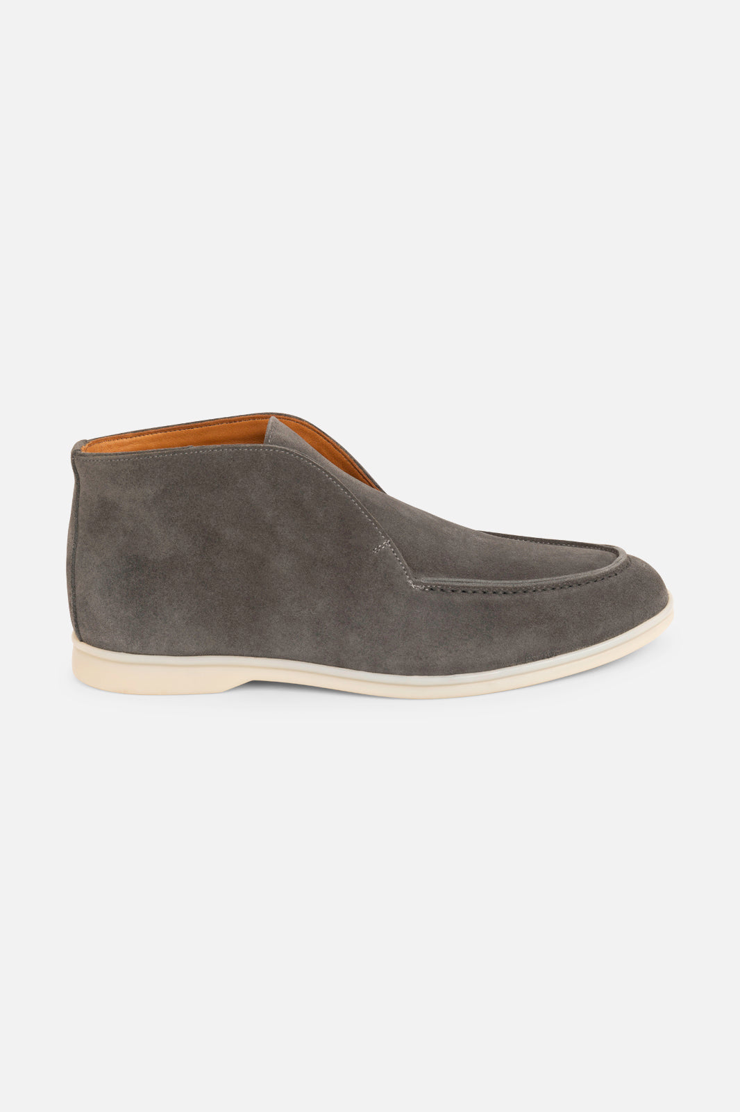 Boots en veau velours - Gris